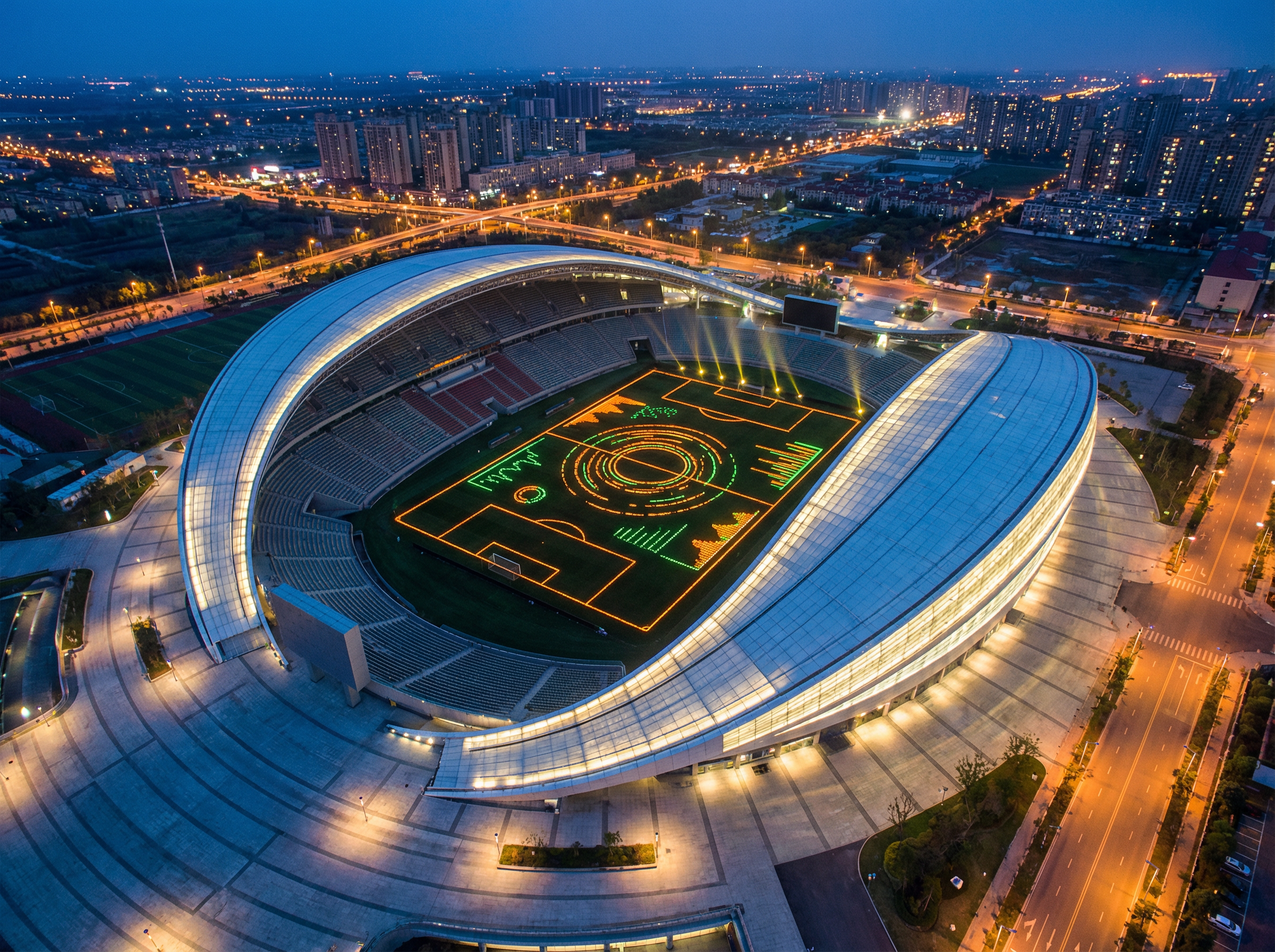 ng体育 - 数据之光点亮夜空球场